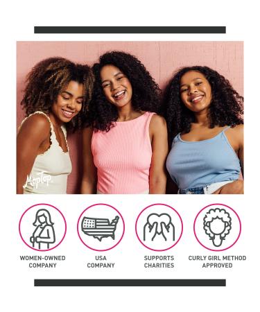 MopTop Salon Anti Frizz Gel 8oz - Medium Hold, Frizz-Free for Curly & Kinky-Coily Hair - Aloe, Sea Botanicals, Honey Formula - Reduces Frizz, Enhances Curls - Buy Online on GoSupps.com