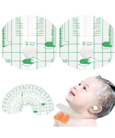 Bavooty ear protection swimming disposable ear patch sticker waterproof ear sticker for children ear stickers disposable ear protection with 1 pair of earplugs swimming 40 pieces
