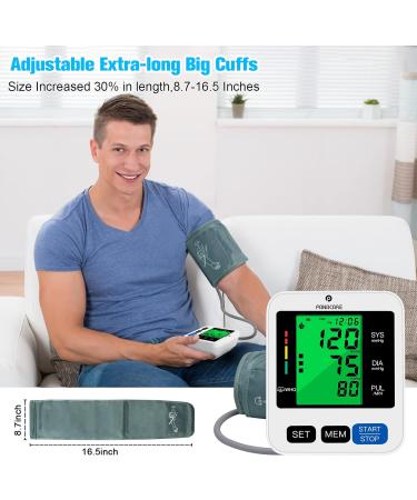 Panacare 2.0 Fully Automatic Blood Pressure Monitor - Large Backlit Display 2 Users 198 Readings German Language Cuff Size 22-42cm - International Shipping - Buy Online on GoSupps.com