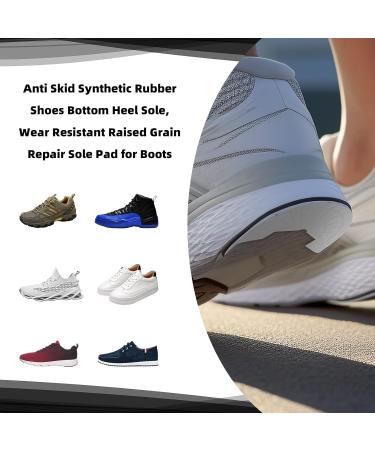 5 Pairs Sole Protector for Sneakers - Self-Adhesive Non-Slip Heel Repair Plates | Durable Shoe Grips for Men & Women - Buy Online on GoSupps.com