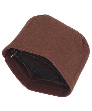 Organize your handbag with this felt money exchange with a simple zipper and barrel-shaped storage bag made of felt ideal for handbags (storage bags)