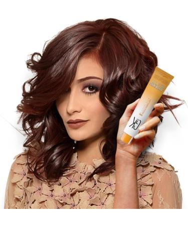 GK HAIR Global Keratin Professional Hair Color Cream Tube (3.4 Fl Oz/100ml) Nourishing & Cleansing Colors for Styling High Performance Long Lasting Semi Permanent Natural Toner Dye Coppers - 6.4 Dark Blonde - Buy Online on GoSupps.com
