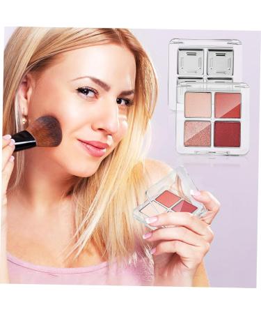 HAPINARY 6 Pcs Transparent Square Eye Shadow Box Eye Shadow Empty Boxes Empty Eyeshadow Pans Plastic - Buy Online on GoSupps.com