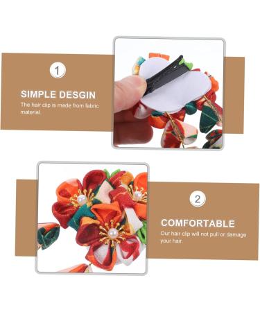 Girls Barrettes for Hair Bridal Hair Accessories Girls Hair Clips Bridal Hair Clip Yellow Hair Clip Girls Hair Accessories Small Hair Clips Cute Hair Pin Wedding Bride Japan Fabric - Buy Online on GoSupps.com