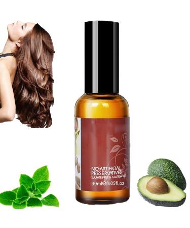 EXQST Avocado & Peppermint Hair Food Oil Avocado & Peppermint Oil for Dry, Frizzy, Brittle Hair & Hair Loss