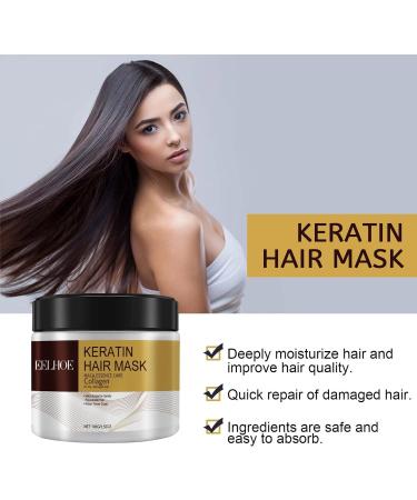 Collagen Hair Treatment Collagen Hair Mask Conditioning Argan Oil Hair Mask Keratin Hair Mask Collagen Treatment Deep Repair Conditioner Hair Masks for Dry Damaged Hair (3PCS) - Buy Online on GoSupps.com