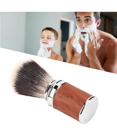 Premium Wooden Beard & Mustache Brush - Nylon Hair Shaving & Cleaning Brush for Men's Grooming | Ideal for Home Hairdressing Salons - Buy Online on GoSupps.com