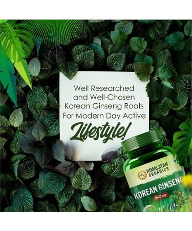 Korean Red Ginseng 1000mg for Men | Supports Brain Function Boosts Immunity Energy & Focus (100 Capsules) - Buy Online on GoSupps.com