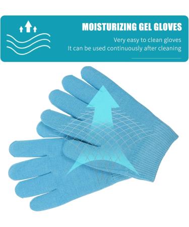 FRCOLOR 1pair Moisturizer Care Re.x.cm Rough Blue Cuticles Healing Moisturizing Chapped Cracked Men Spa for Exfoliating Gloves Practical Silicone Hydrating Women Lining - Buy Online on GoSupps.com