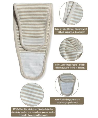 Topwon Umbilical Cord Cover for Newborn | 4 Pack Cotton Belly Button Band | Hernia Care & Navel Truss Wrap | Must-Have Baby Shower Gift - Buy Online on GoSupps.com