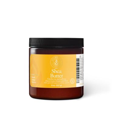 Aromatics International Shea Butter 8 oz | Natural Moisturizing Butter for Skin Hair and Body | Rich in Essential Fatty Acids and Antioxidants | Vegan and Organic Shea Butter 8 Ounce (Pack of 1)