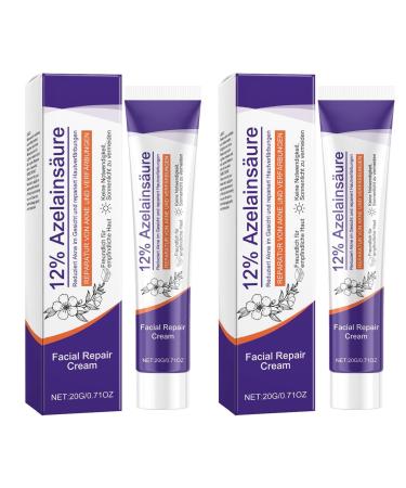 Azelaic acid facial serum 12 Acid serum against redness pimples reducing pigmentation rosacea facial care antiaging and skin improvement unit size 2 pieces 2 pieces 10 ml 2er Pack