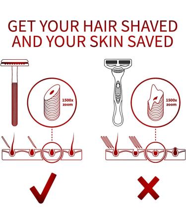Bambaw Red Metal Safety Razor with Stand - Premium Red Shaving Razor - Buy Online on GoSupps.com