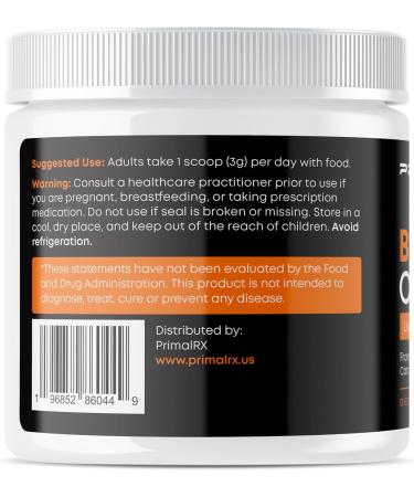 PRIMALRX Bovine Organ Powder: GrassFed Beef Organ Complex Primal Multivitamin for Women & Men (B Complex Vitamins Heme Iron Supplements Vitamin A B12 Folate Selenium and Zinc Supplements) 90g - Buy Online on GoSupps.com