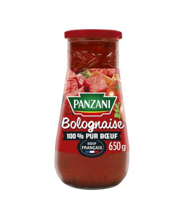Panzani Tomato Sauce Bolognese 100% Pure French Beef Large Format, 650g