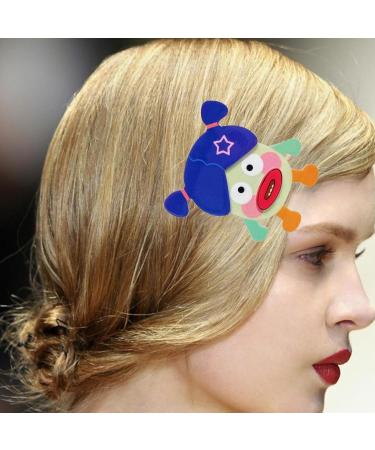 amangul Dopamine Look Hair Clip for Hot Girls Cute Ugly Doll Shape Hair Barrettes Ponytail Bangs Hair Clip for Teens Girls(Blue Hair) - Buy Online on GoSupps.com