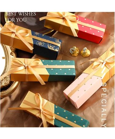 Candy Box 10PCS Chocolate Box Gift Wedding Candy Lipstick Shape Rectangular Gift Hot Stamping Packaging Box For Girls' Day Partyes (Color : Pink) (Size : Green) - Buy Online on GoSupps.com