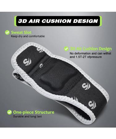 Seektop Tennis Elbow Brace - Relief for Tendonitis & Golfers Elbow Adjustable Support Strap for Men & Women 3D Air Cushion Design Ideal for Sports & Work Injuries - Buy Online on GoSupps.com