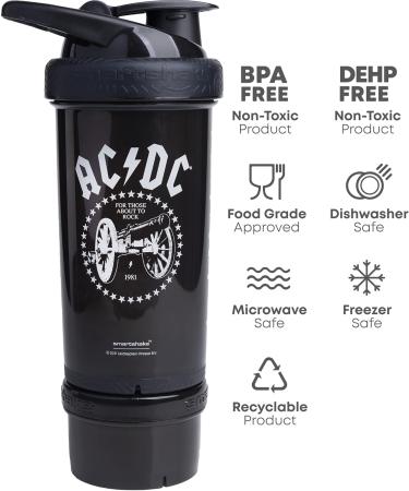Smartshake Revive AC/DC Rock Band Collection 750ml - Official Merchandise | Premium Shaker for Fitness & Gym - Buy Online on GoSupps.com