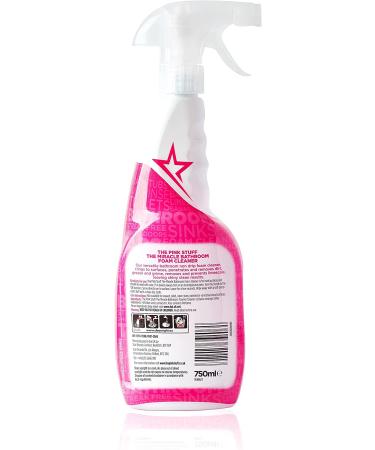 Stardrops The Pink Stuff Miracle Bathroom Foam Cleaner 750ml - 25.36 Fl Oz - Buy Online on GoSupps.com