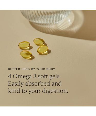 Wild Nutrition Food-Grown Pure Strength Omega 3 Supplement | Fish Oil Capsules with 250mg of DHA & EPA | Fish Oil Omega 3 Fatty Acid Supplements | 120 Capsules Adult - Buy Online on GoSupps.com