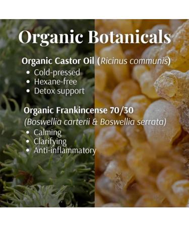 Frankincense & Castor Oil Roll-On with Rose Quartz Roller Cold-Pressed Organic Castor Oil Face Oil for Firming & Hydrating Skin Roll On for Face Neck & Body 50ML / 1.7OZ - Buy Online on GoSupps.com