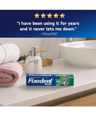 Fixodent Plus Scope Secure Denture Adhesive 2.0oz - Pack of 4 | Strong Hold and Fresh Breath - Buy Online on GoSupps.com