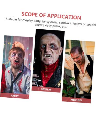 Amosfun 1 set False Halloween Role-play Supply Inlaid Rhinestone Funny Cosplay Creative Fake - Buy Online on GoSupps.com