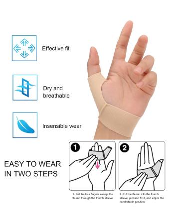 Ymiko Thumb Brace - Elastic Support for Arthritis Joint Pain & Tendonitis - Compression Gloves for Sprains (S) | International Shipping Available - Buy Online on GoSupps.com