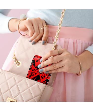 Travel Lipstick Organizer Case | Portable Makeup Bag with Mirror | Black & Red G578t6gact - Shop Now for Ultimate Convenience - Buy Online on GoSupps.com