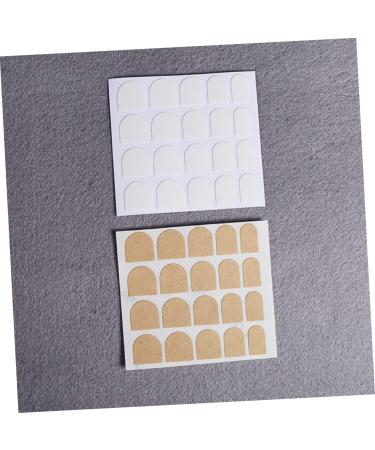 FRCOLOR 150 Sheets Nail Jelly Glue Stickers Fake Nail Stickers Nail Glue Stickers Nail Glue Tabs Stickers for Nails Nail Art False Nail Adhesive Stickers Removable White Nail Piece Whitex3pcs 6.2X6.2cmx3pcs - Buy Online on GoSupps.com