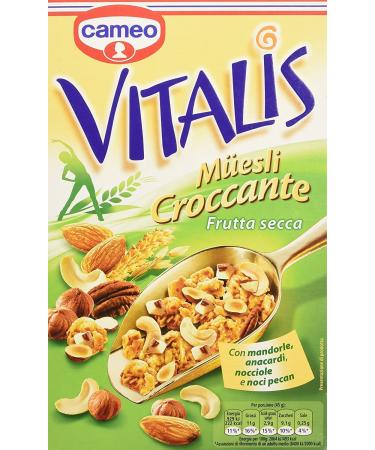 Cameo Vitalis Muesli Crispy Dried Fruit Cereals Dried Fruits 300 g