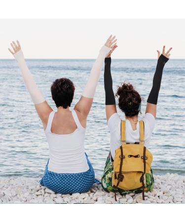 Comnico Cooling Arm Sleeves - UV Protection & Compression - 4 Pairs for Men & Women | Outdoor Gardening Sports Gear - Buy Online on GoSupps.com