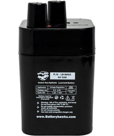 6V 5AH SLA Battery - UB650 PS-650L PC640L DG6-4 for Lantern & Flashlight | International Shipping Available - Buy Online on GoSupps.com