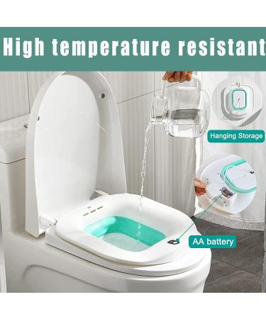 Electric Sitz Bath Tub for Hemorrhoids & Postpartum Care - Foldable, Vagina Steamer for Relief & Anal Clean (Bubble) - Buy Online on GoSupps.com