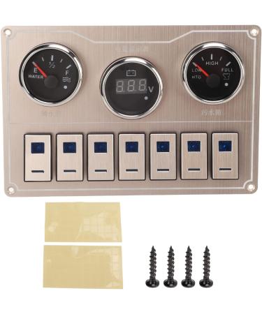 Toggle Switch Panel - IP65 Waterproof 3 Gauge Rocker Switch Panel for Boats Yachts & Buses (9-30V) | International Shipping Available - Buy Online on GoSupps.com