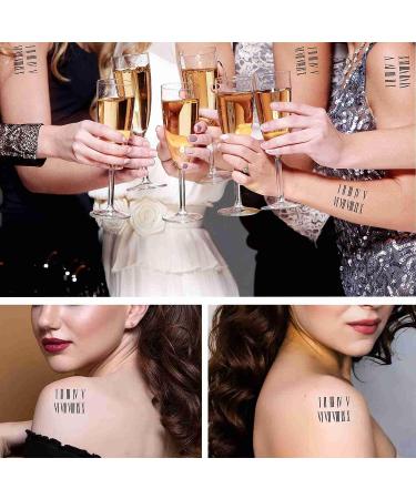 Dope Tattoo Letters 6 Sheets Temporary Tattoo for Men & Women - Roman Numerals Fake Tattoos for Neck, Arm, Chest - Adults & Teens - Buy Online on GoSupps.com