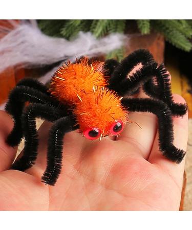 Halloween Spider Hair Clips - Horror Barrettes - Halloween Fancy Dress Accessory - Spider Dress Up Accessories Orange - Buy Online on GoSupps.com