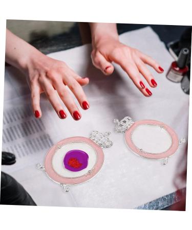 Ipetboom 2 Pcs Palette Eyeshadow Display Stand - Acrylic Manicure Nail Tool Tray for Pegboard - Assorted Colors 11x7.5cm - Buy Online on GoSupps.com