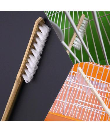 Bonaweite 4 Pack Bird Cage Cleaning Brush Set - Pet Supply Accessory for Parrots, Birds, Dogs, Cats - Kennel Cage Broom Cleaner - Buy Online on GoSupps.com