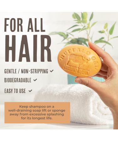 Grassfed Beauty MSM Shampoo Bar - Natural pH Balanced Non-Stripping Citrus Scent 4 oz for All Hair Types - International Shipping Available - Buy Online on GoSupps.com