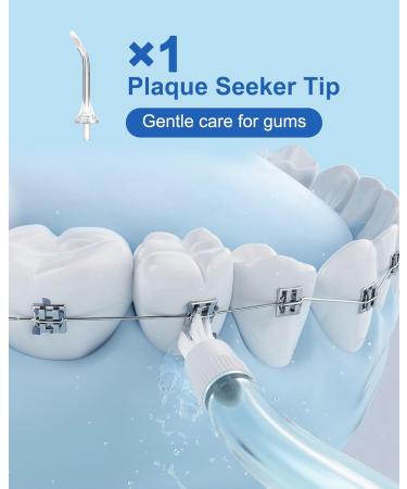Replacement Tips for Nursal Water Flosser DC5121 | Magnetic Nozzle Oral Irrigator Jet Tips (4 Pack) - High-Quality Water Tip Replacement Heads for Efficient Dental Care - Buy Online on GoSupps.com