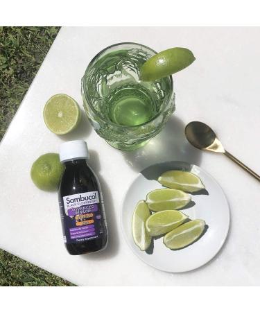 Sambucol Black Elderberry Syrup with Vitamin C & Zinc - Immune Support - 4 fl oz - Buy Online on GoSupps.com