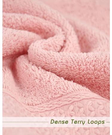 Cleanbear Pure Cotton Wash Cloths Face Cloths - 6 Colors Set, 13x13 Inches (Light Blue, Jade Green, Light Green, Grey, Light Grey, Pink) - Buy Online on GoSupps.com