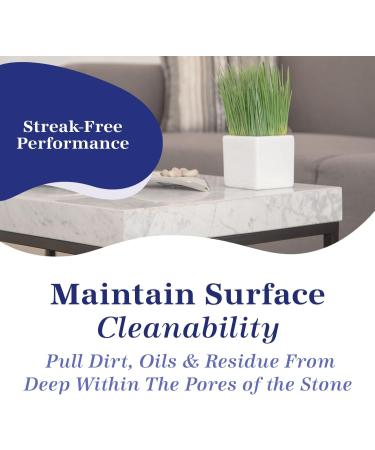 Granite & Quartz Cleaner - Safe Powerful Stone Care for Countertops | Oil & Wax Free | 128 Fl Oz Ready-to-Use Refill - Buy Online on GoSupps.com