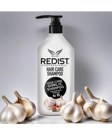 Redist Garlic Hair Care Shampoo 1000ml | Garlic Hair Shampoo | Intensive Repairing Hair Treatment | Anti Hair Loss for Women & Men | Brittle-Dry-Stressed Hair - Buy Online on GoSupps.com