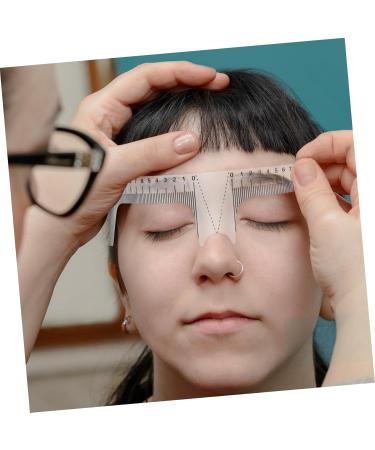 DRESSOOS Eyebrow Ruler Stencils 10pcs Eyebrow Design Ruler Disposable Eyebrow Stencil Tools Eyebrow Face Ruler Eyebrow Shape - Buy Online on GoSupps.com