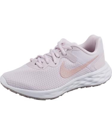 Nike Women's Revolution 6 Next Nature Sneaker 38 EU Lt Violet Champagne White