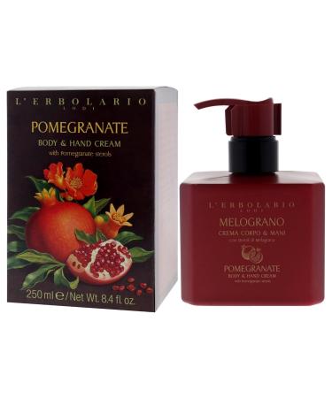 L'Erbolario Pomegranate Body & Hand Cream - Unisex 8.4 oz | Hydrating Moisturizer for Soft Skin - Buy Online on GoSupps.com