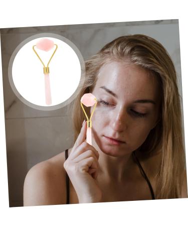Shop Premium Pink Jade Massage Tools | Face Rollers & Gua Sha for Beauty and Muscle Care - 14x5cm - Buy Online on GoSupps.com